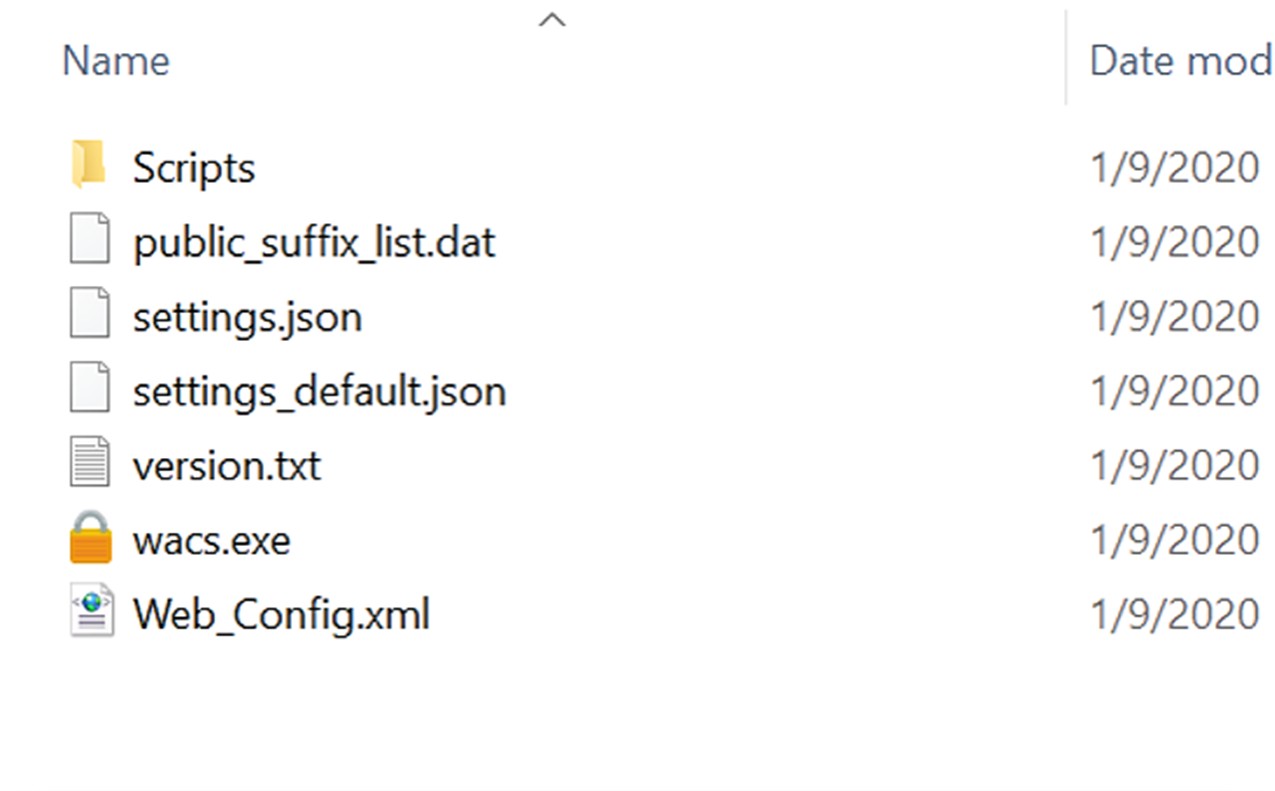 Unzip the files and double click wacs.exe to run the software on your server, After you run the software a console screen will appear. 1. Unzip WACS software onto your server
